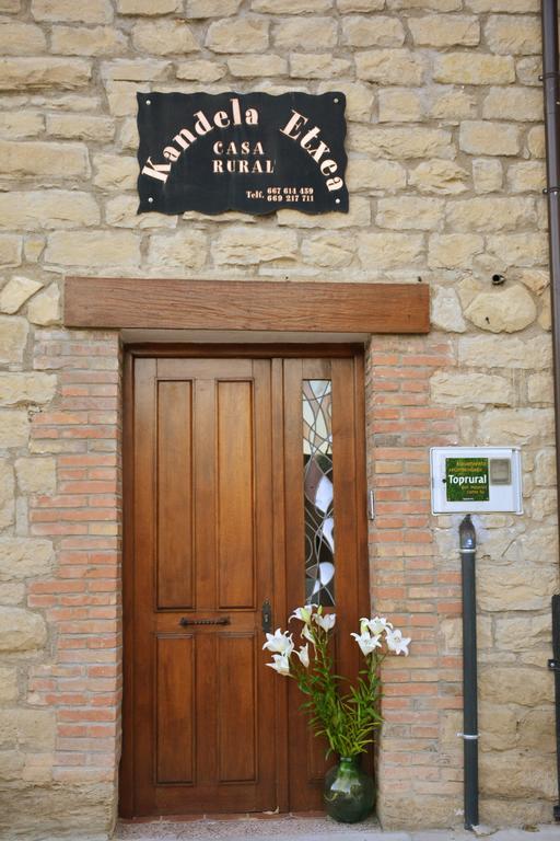 Casa Rural Kandela Etxea La puebla de Labarca Eksteriør bilde
