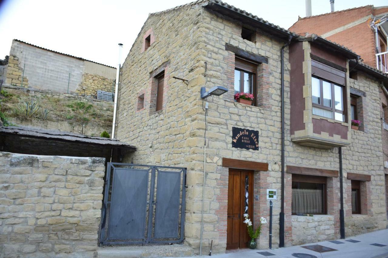 Casa Rural Kandela Etxea La puebla de Labarca Eksteriør bilde